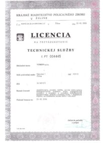 Licencia TS Vimon